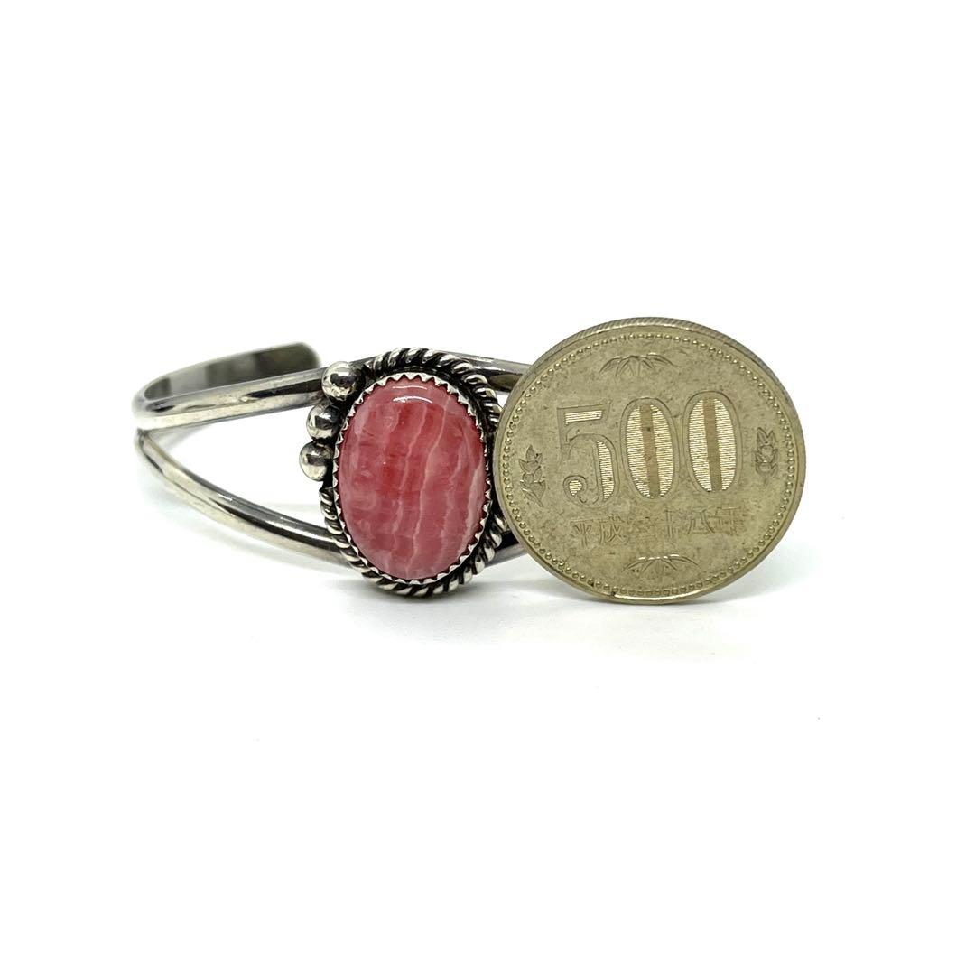 ●NAVAJO・ナバホ族●シルバーバングル・ブレスレット●インカローズ