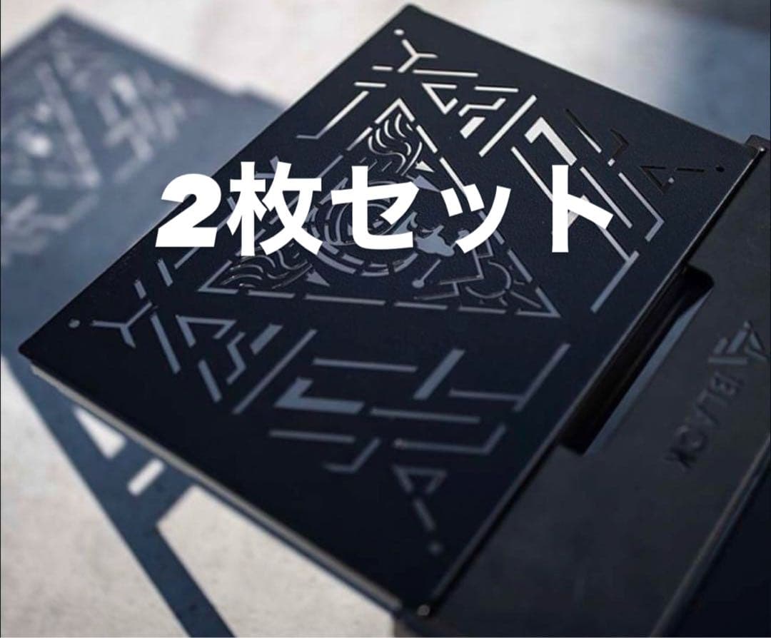 DEVISE WORKS デバイスワークス デバイスアイアンプレート2個