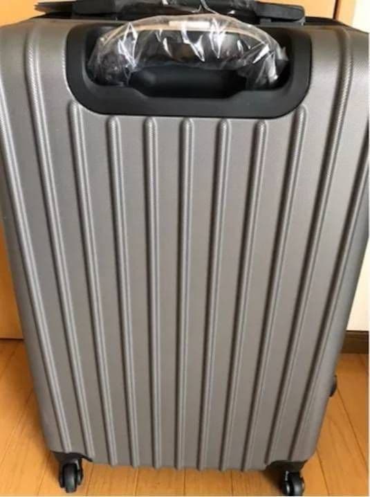 大容量　軽量　スーツケース 本体　高品質　Lサイズ　XLサイズ　グレー