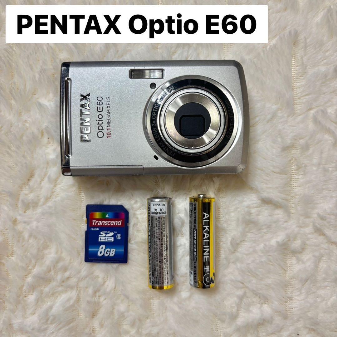 PENTAX Optio E60 動作確認済み 単三電池