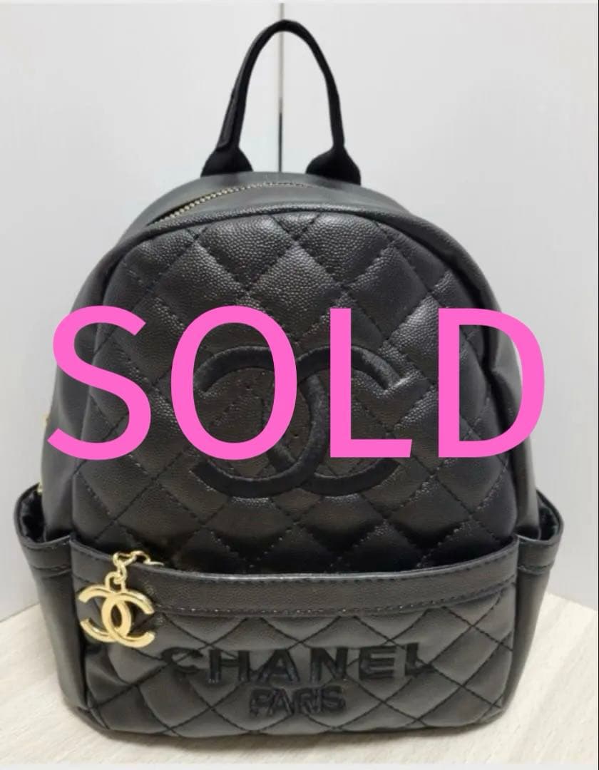 新品 シャネル ノベルティ ブラック リュック バッグ パック - メルカリ