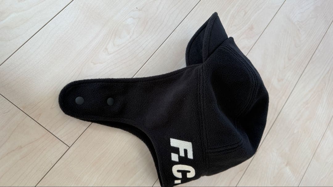 F.C.Real Bristol FLEECE FLIGHT CAP ブラック