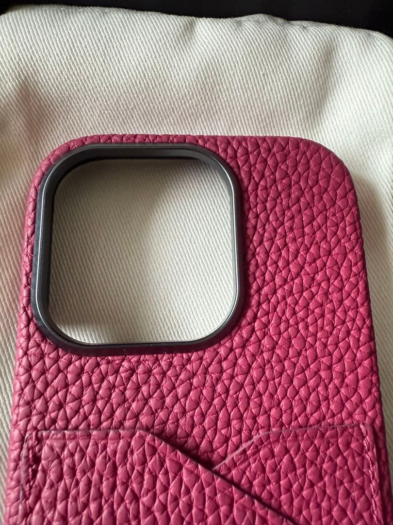 ボナベンチュラ iPhone16proケース　アネモネパープル