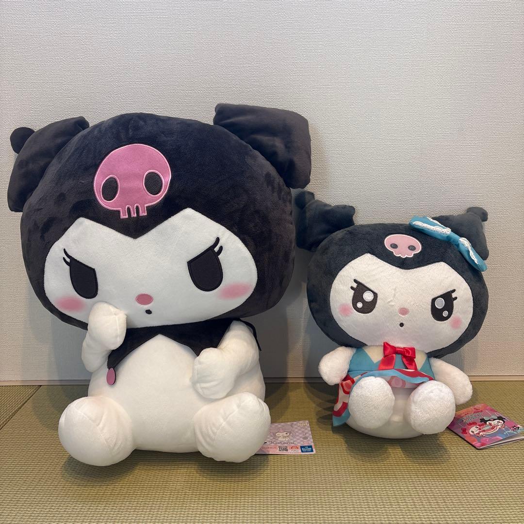 サンリオ クロミ ぬいぐるみ セットBIG 約50cm 35cm タグあり - メルカリ