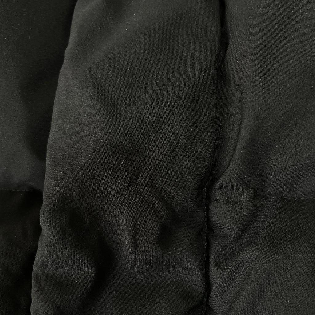 【少し訳あり】ノースフェイス　ロングダウン　ダウンジャケット　ブラック　メンズS