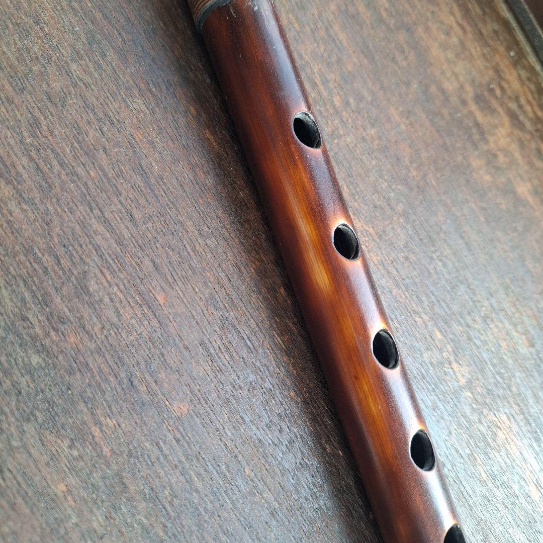 e*s様 篠笛 古典調　7穴　5本調子　天地胴藤巻き　超鐵仕様