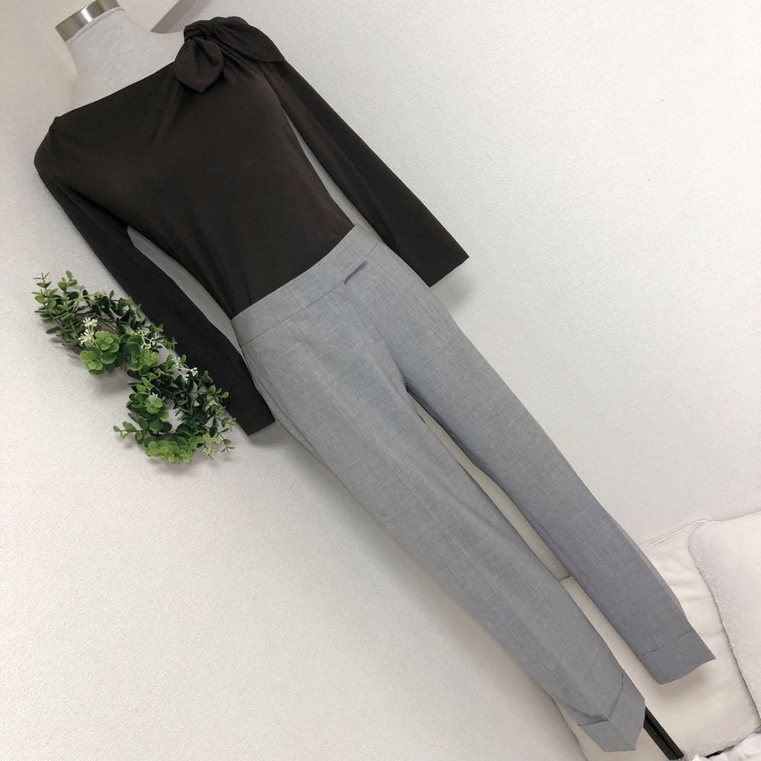 セオリーリュクスのライトグレーのパンツ38 - メルカリ
