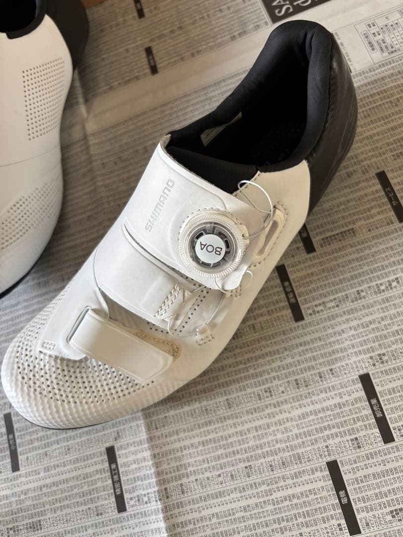 SHIMANO 自転車用シューズ BOAシステム ホワイト 25 26 41