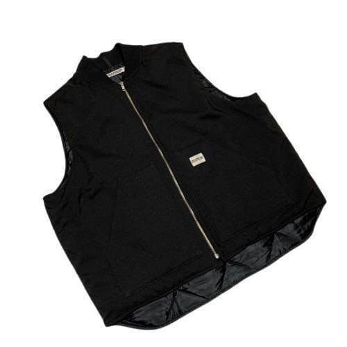 極美品 COOTIE ポリエステル オックス パデッド ワークベスト ブラックL