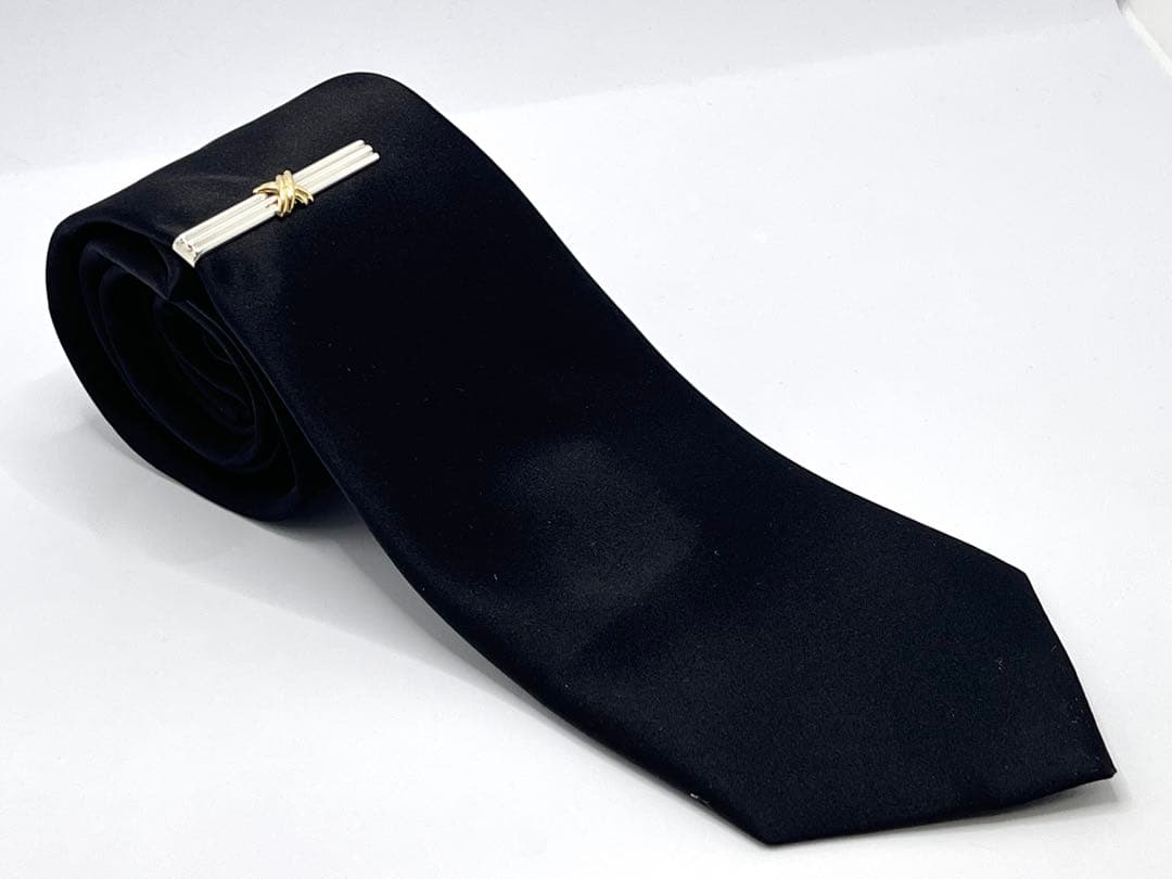 c678 美品 ティファニー 1995シグネチャー ネクタイピン 750/925