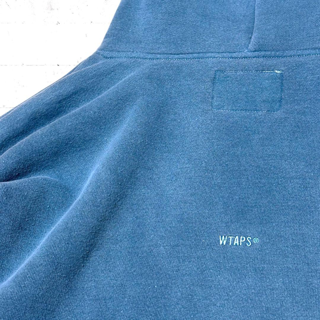 WTAPS ガーメントダイ　スウェット　パーカー　刺繍ロゴ