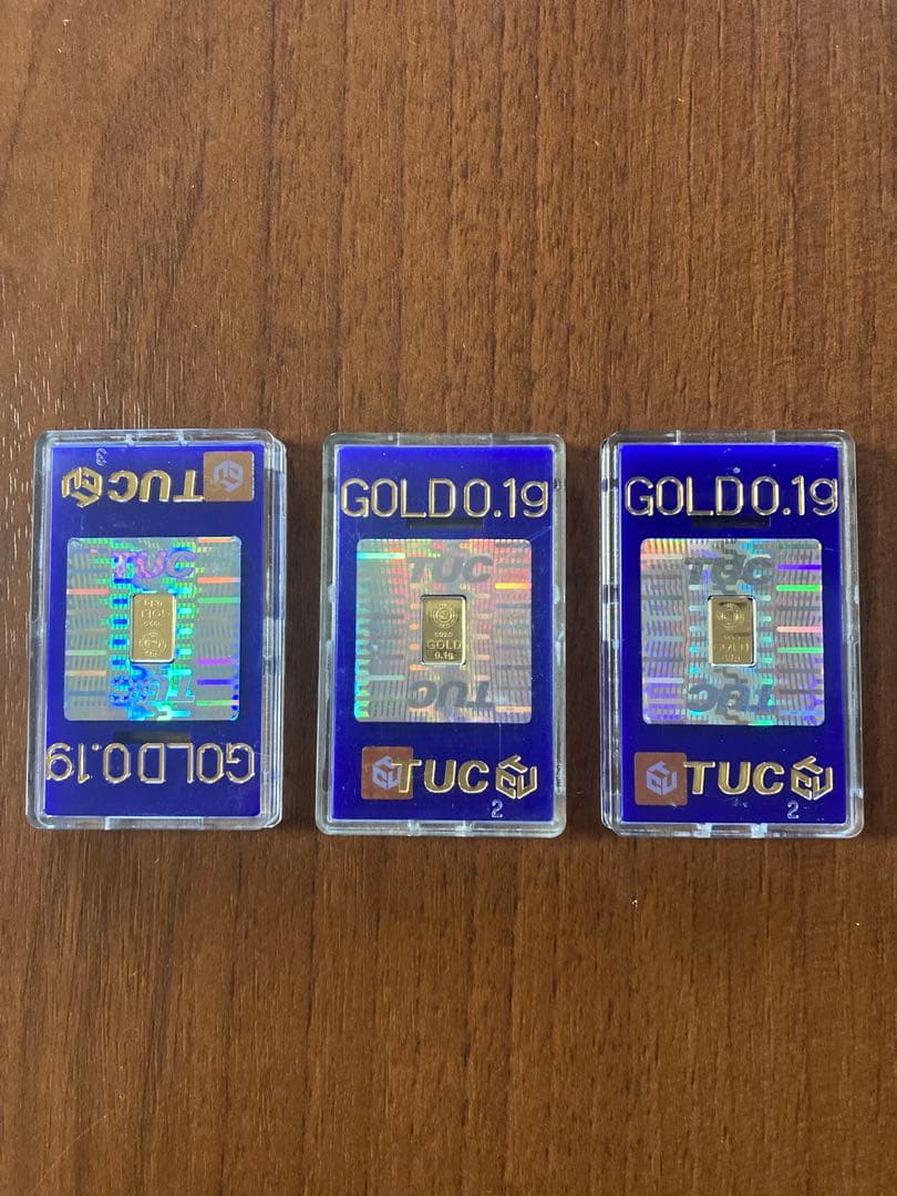 TUC GOLD0.1g チップ 3個セット