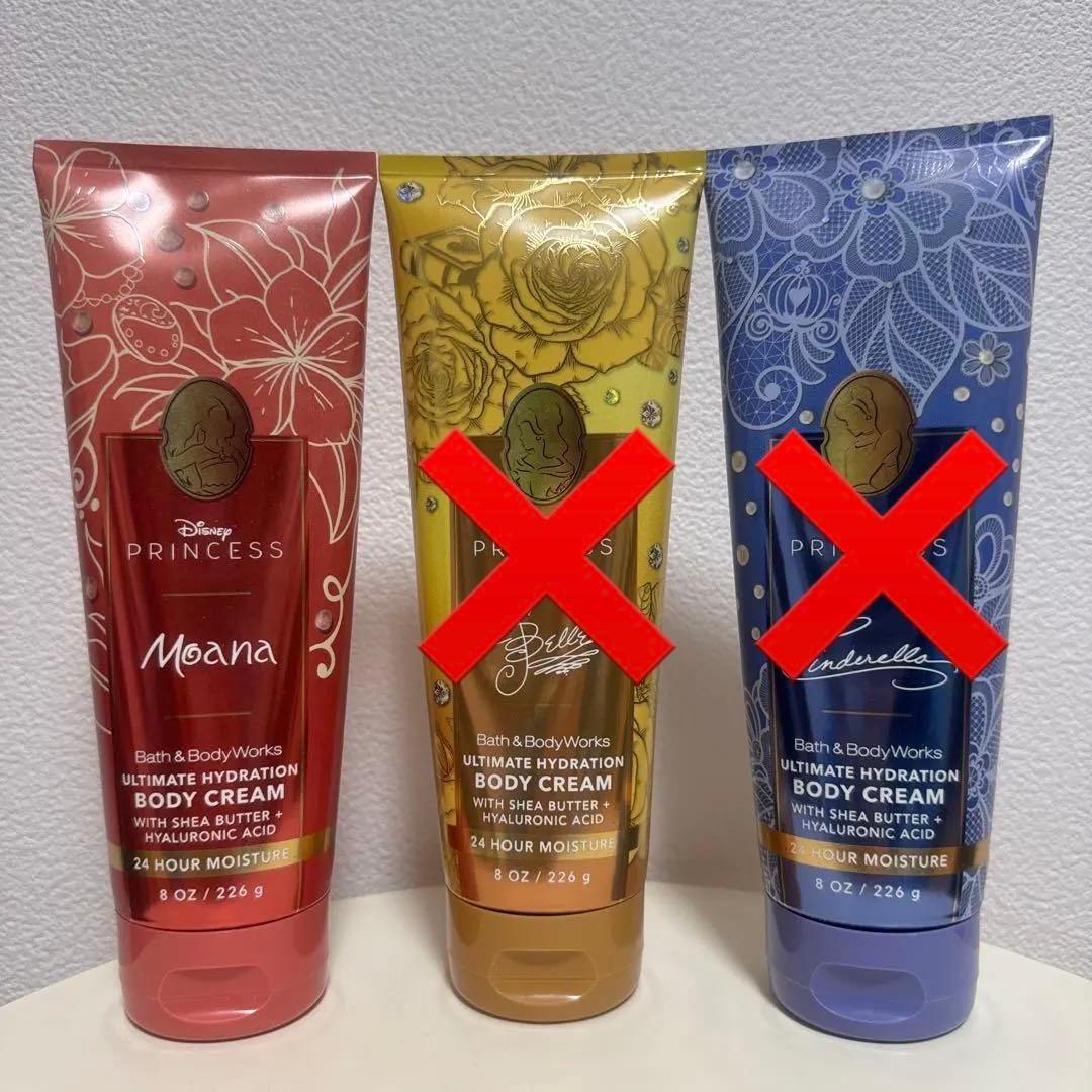 バスアンドボディワークス　ボディクリーム　ディズニープリンセス　3本セット　新品