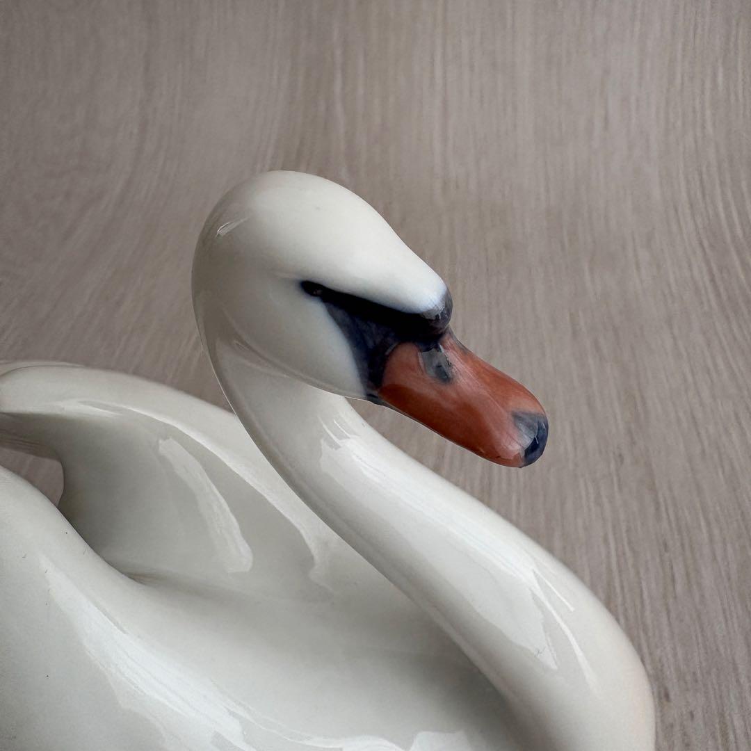 ロイヤルコペンハーゲン 白鳥 フィギュリン クリスマス 北欧 置物 #073