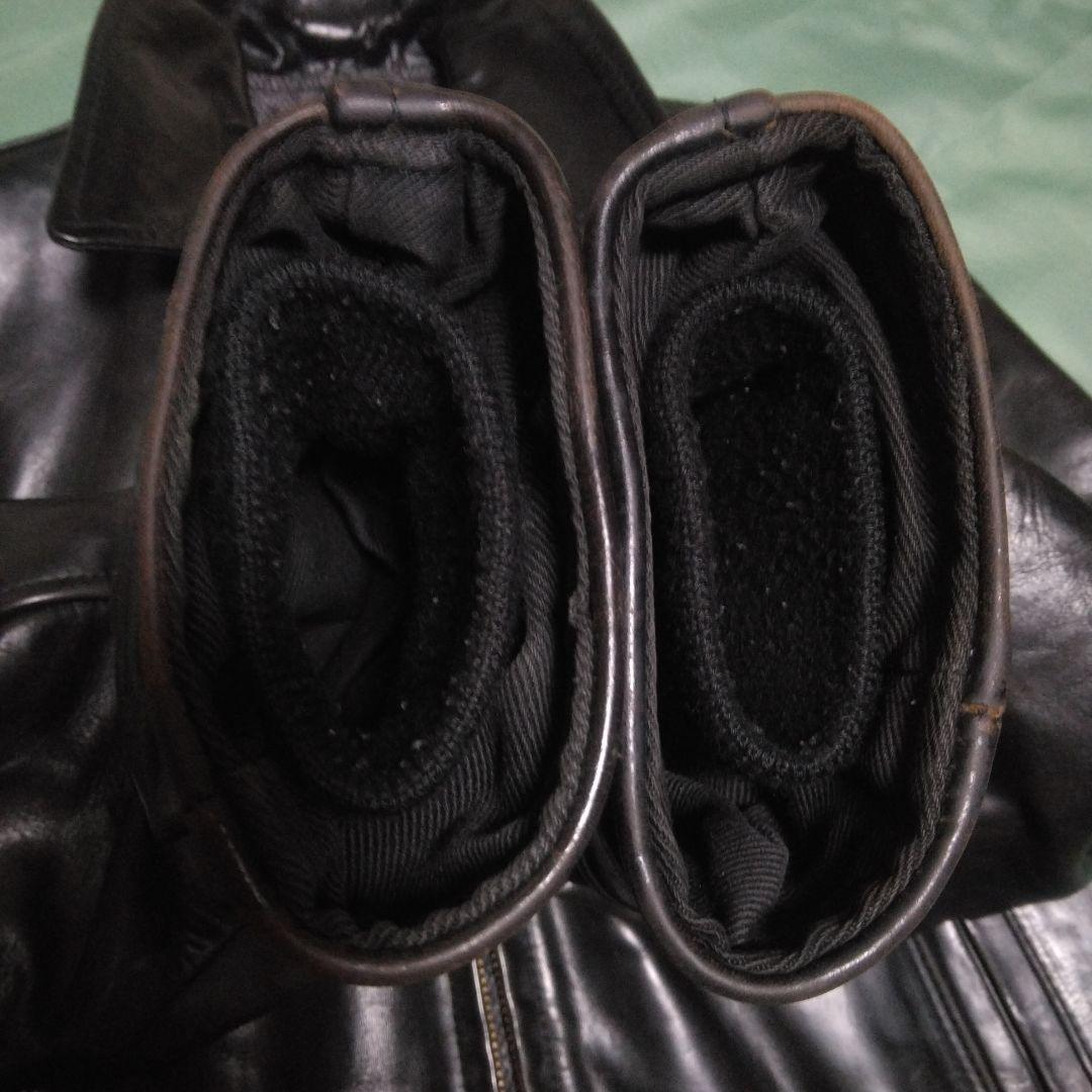 AERO LEATHER ライダースジャケットハーフベルト ホースハイド 34