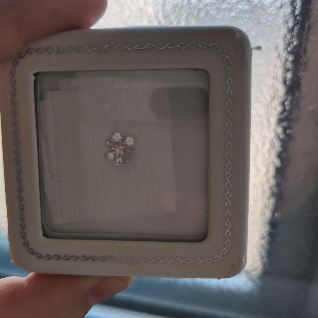 破格❗️ラウンドファンシーライトパープリッシュピンクダイヤモンド 0.143ct