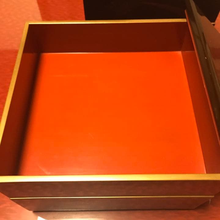 熨斗蒔絵  4段重箱 時代 ※共箱無し