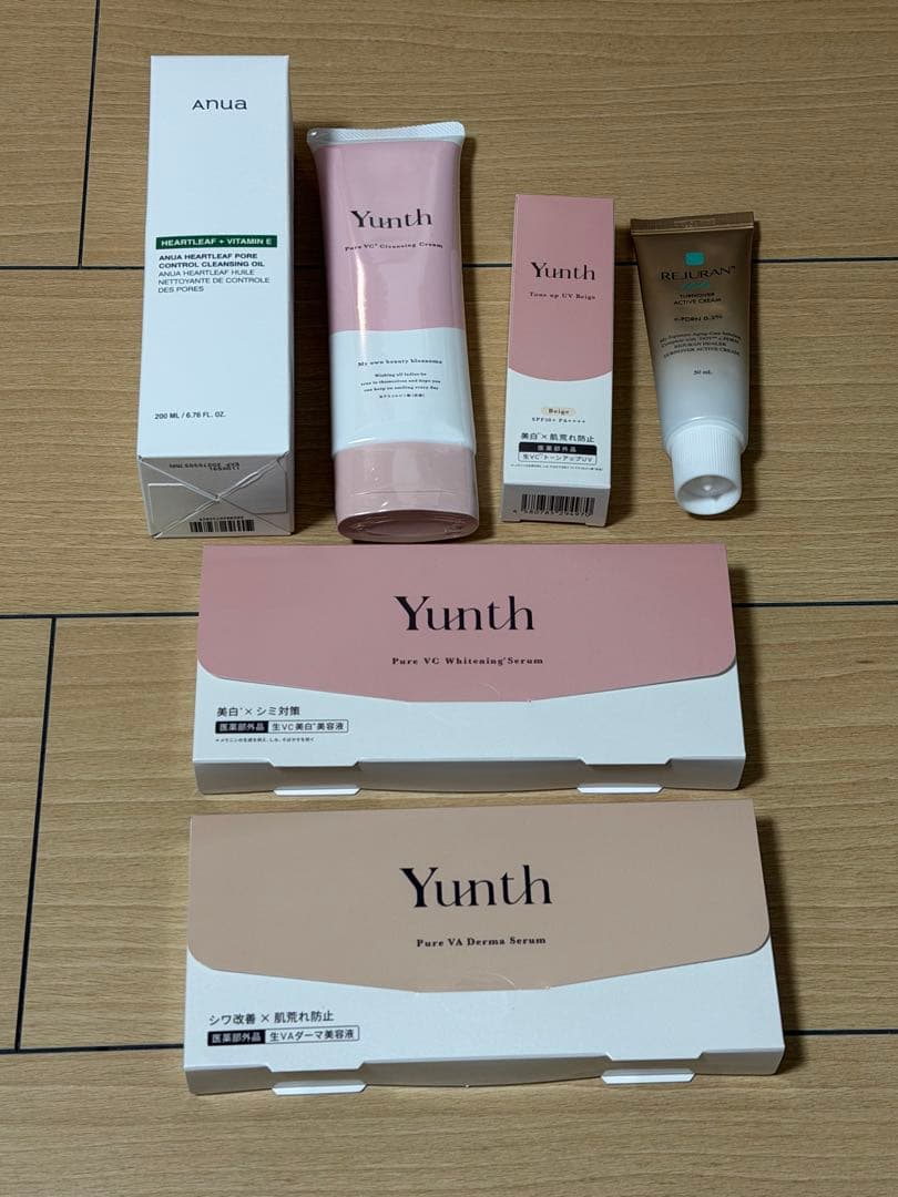 Yunth 美容液 2個セット、クレンジング、化粧下地、aua REJURAN Yunth(ユンス) Yunth 美容液 2個セット、クレンジング、化粧下地、aua
