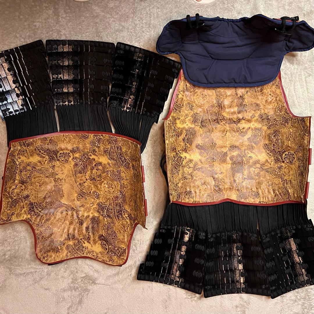 『【陽菜(ハル)さま専用』　当世具足 鉄鎧【等身大】鎧櫃、鎧立て付 鎧 一式