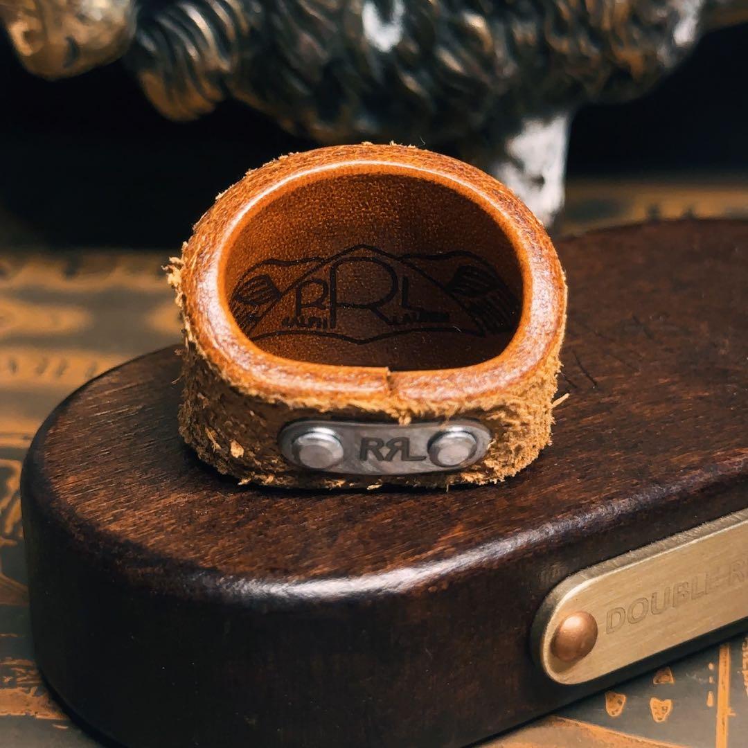 RRLクラシックレザー スカーフリング