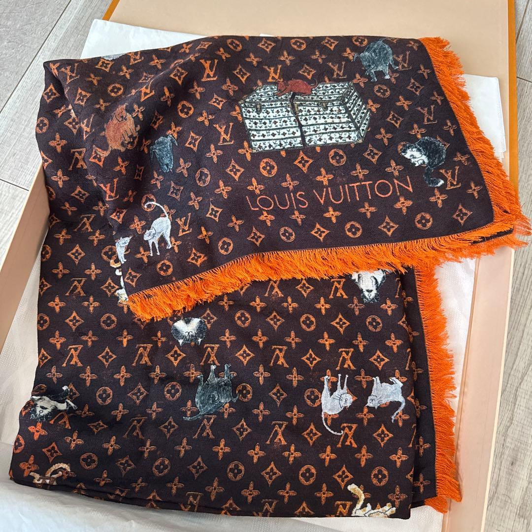 ルイヴィトン キャットグラム ショール ストール MP2265 新品未使用