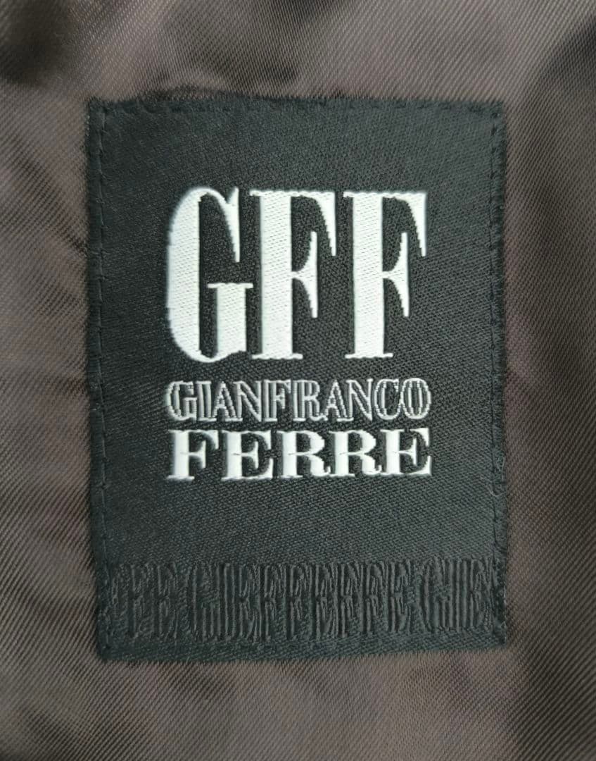 【美品】GIANFRANCO FERRE ロングコート（ベロア） Mサイズ