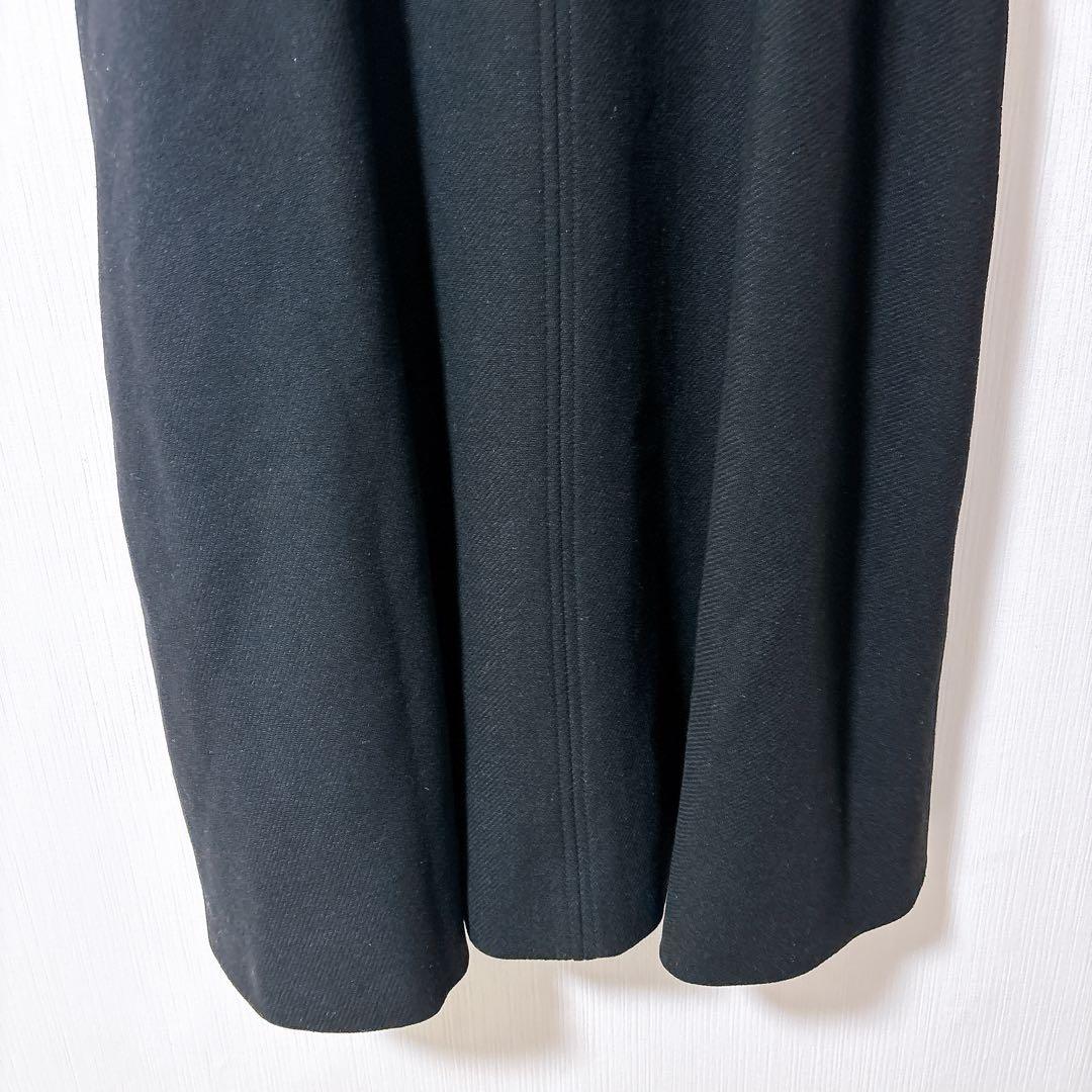 ZARA ザラ ウール ケープ コート ポンチョ 金ボタン ゴールドボタン 黒