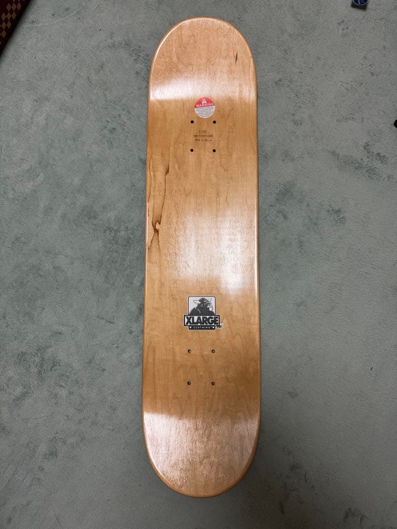 XLARGE スケートボードデッキ オレンジ