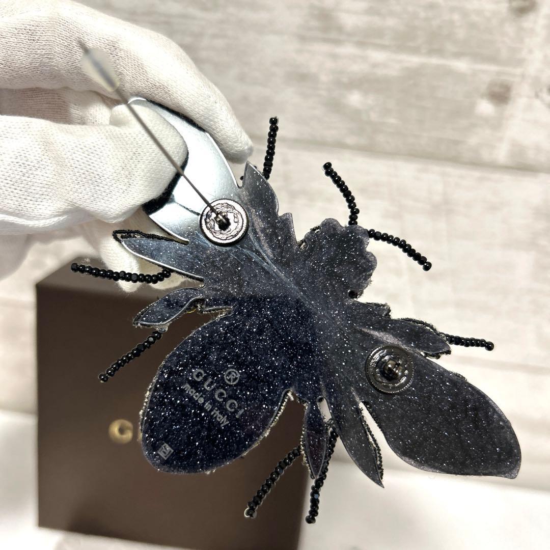 美品 GUCCI グッチ Bee ビーモチーフ ブローチ ハチ 蜂 レア 希少