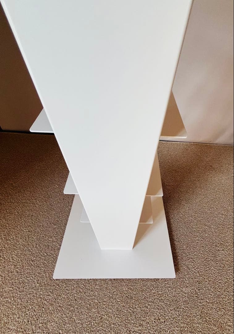 シンテシ　サピエンスブックタワー　10段　ホワイト