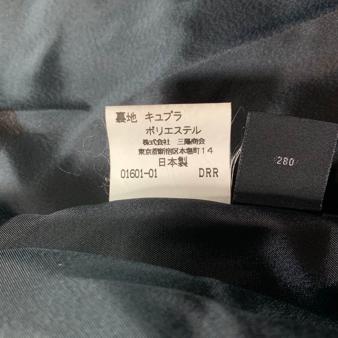 着丈107㎝ BURBERRYS カシミヤ混 ヘリンボーン ロングコート