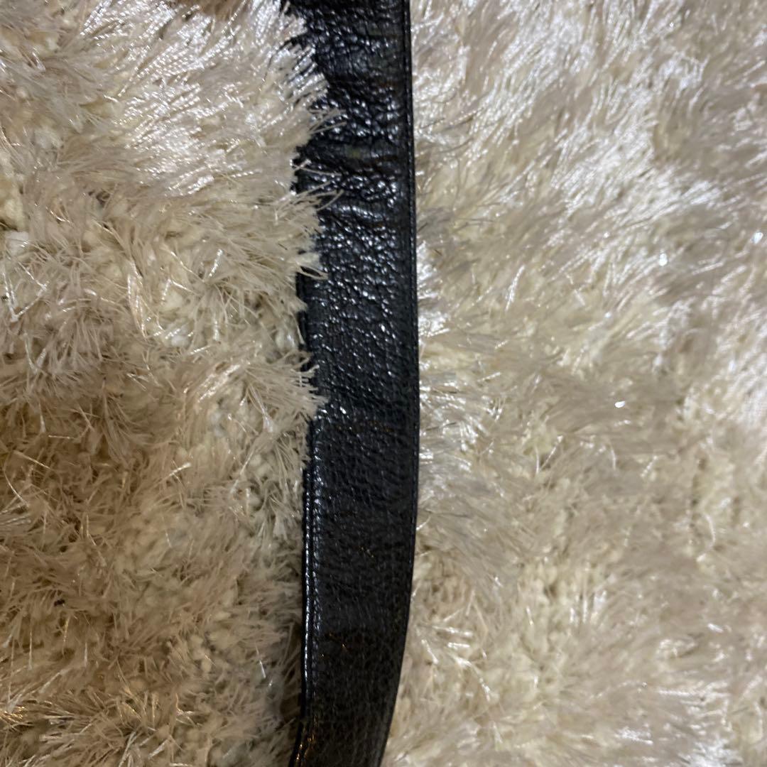 専用イヴ・サンローラン ベルト ブラック レザー YSL ロゴ