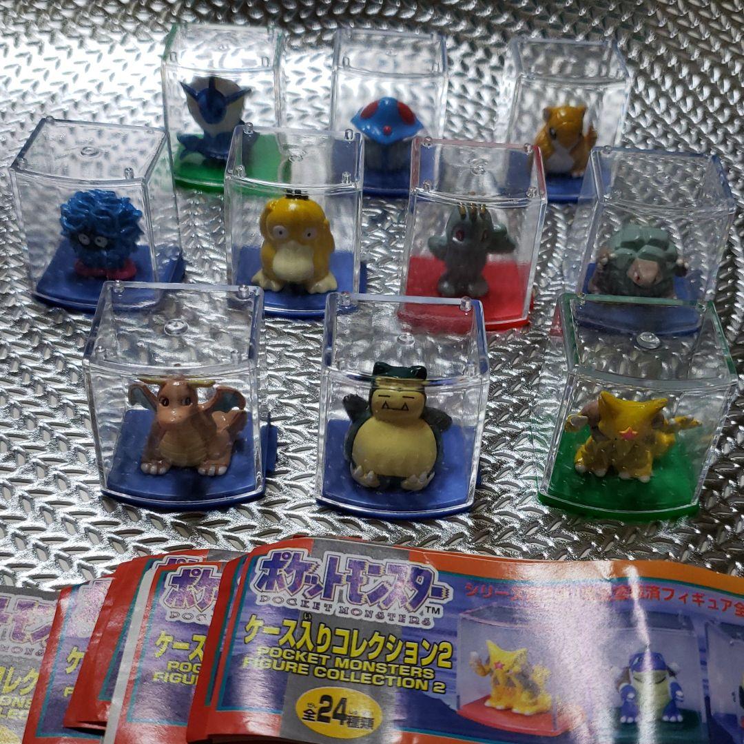 ポケモン 当時物 ケース入り コレクション 10種 ガチャ フィギュア