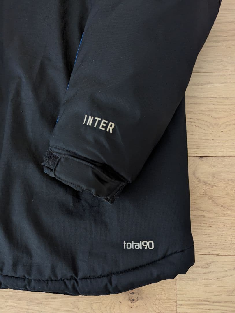 インテル 中綿ジャケットNIKE ナイキ ワッペン サイズM 黒x青