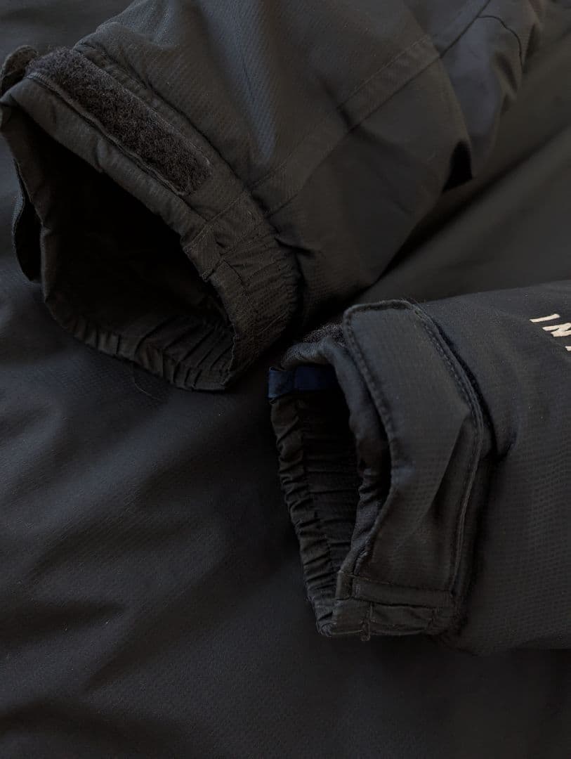 インテル 中綿ジャケットNIKE ナイキ ワッペン サイズM 黒x青