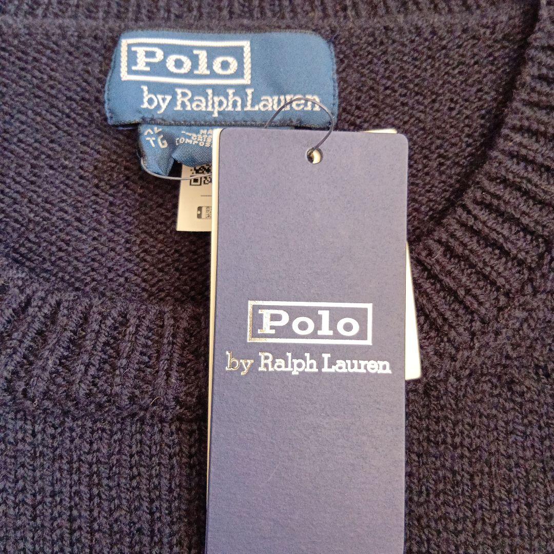 ☆最終値下☆【新品】ラルフローレン インターシャ ニット RLロゴ　ウール