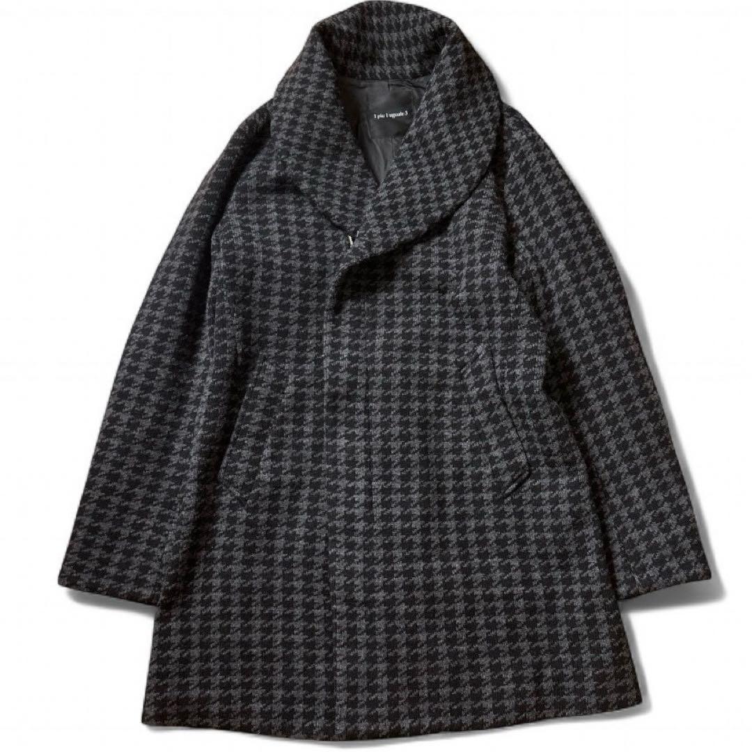 1piu1uguale3 チェックコート wjkakm ウノピゥ 1piu1uguale3 コート 4