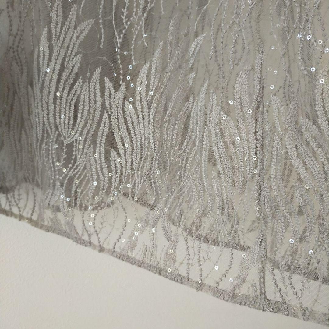 apaです。　kaene　スパンコールエンブロイダリードレス(M)