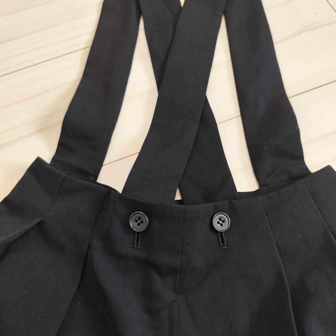 美品✨️Y's ヨウジヤマモト タックワイド サロペットパンツ ブラック