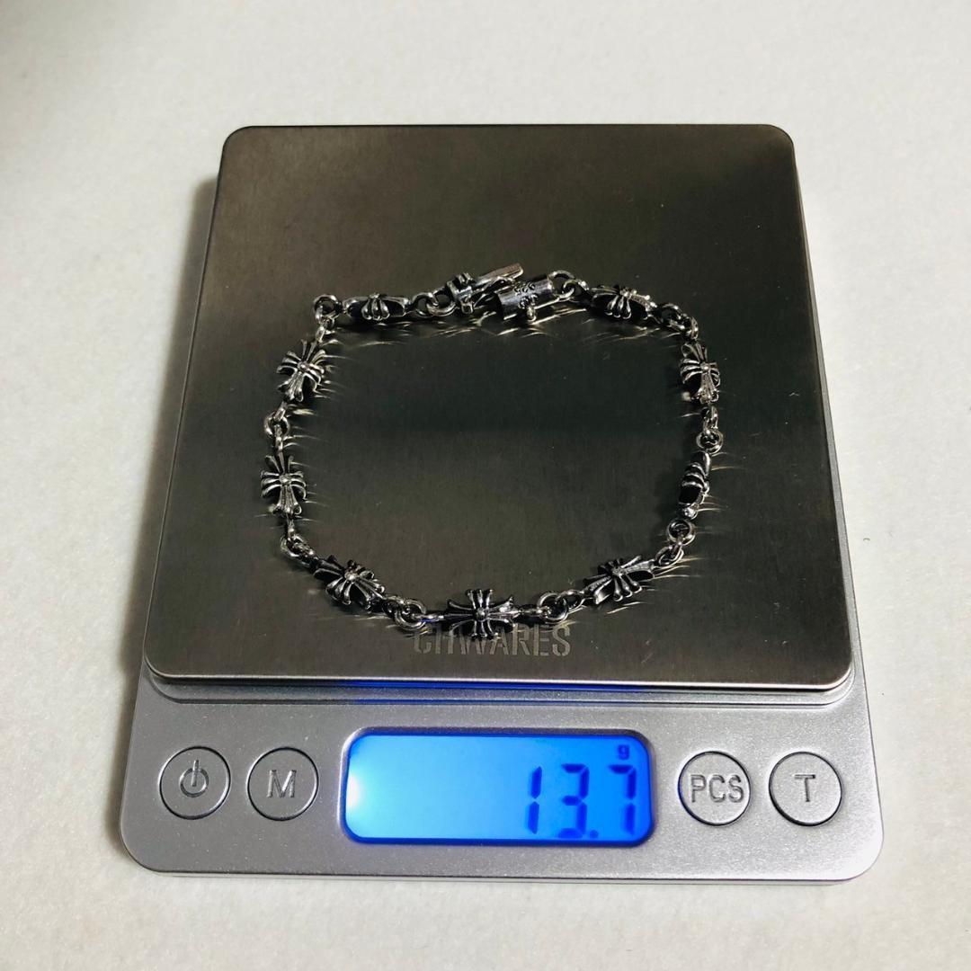 シルバー925 ブレスレット　クロス　十字架　プラス　クロム　2-26　8935