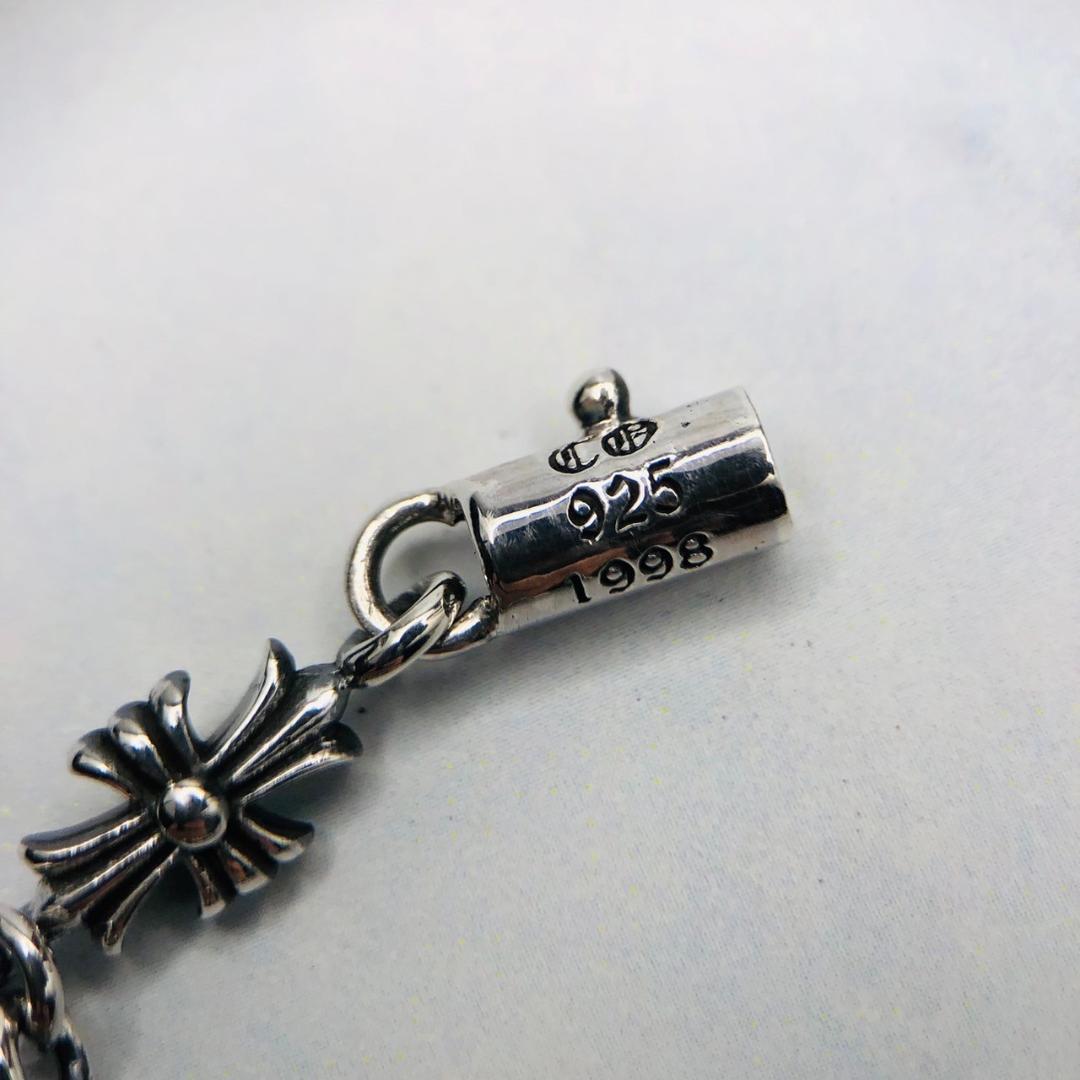 シルバー925 ブレスレット　クロス　十字架　プラス　クロム　2-26　8935