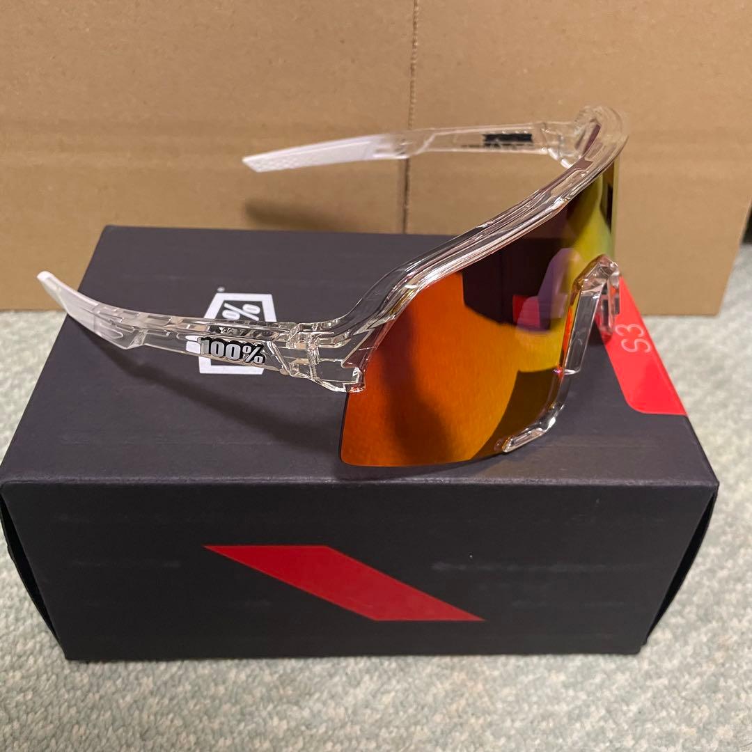 ワンハンドレッド サングラス S3 レッド クリア 100% サングラス