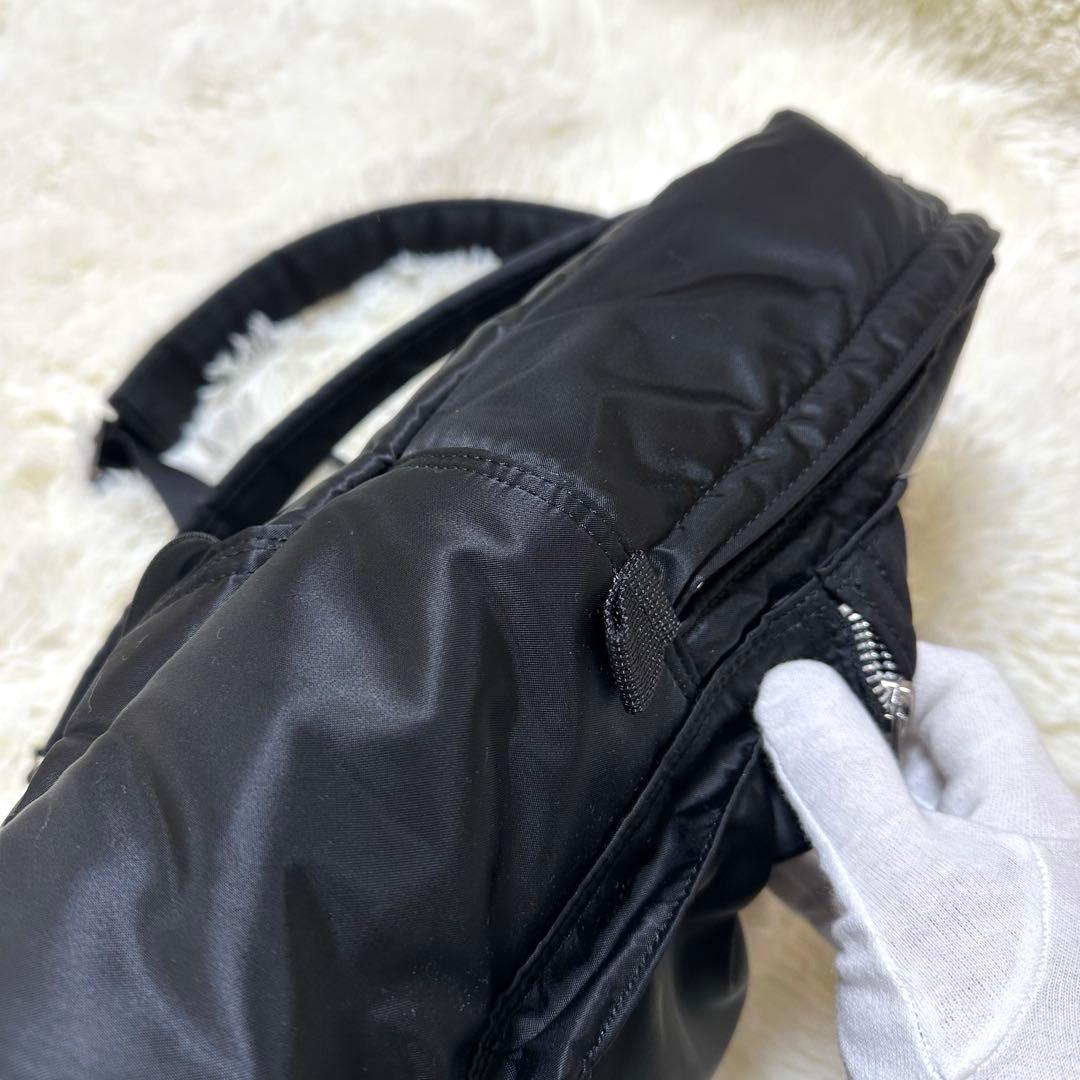 極美品ポーター　タンカー　リュック ブラック　ロゴ綺麗