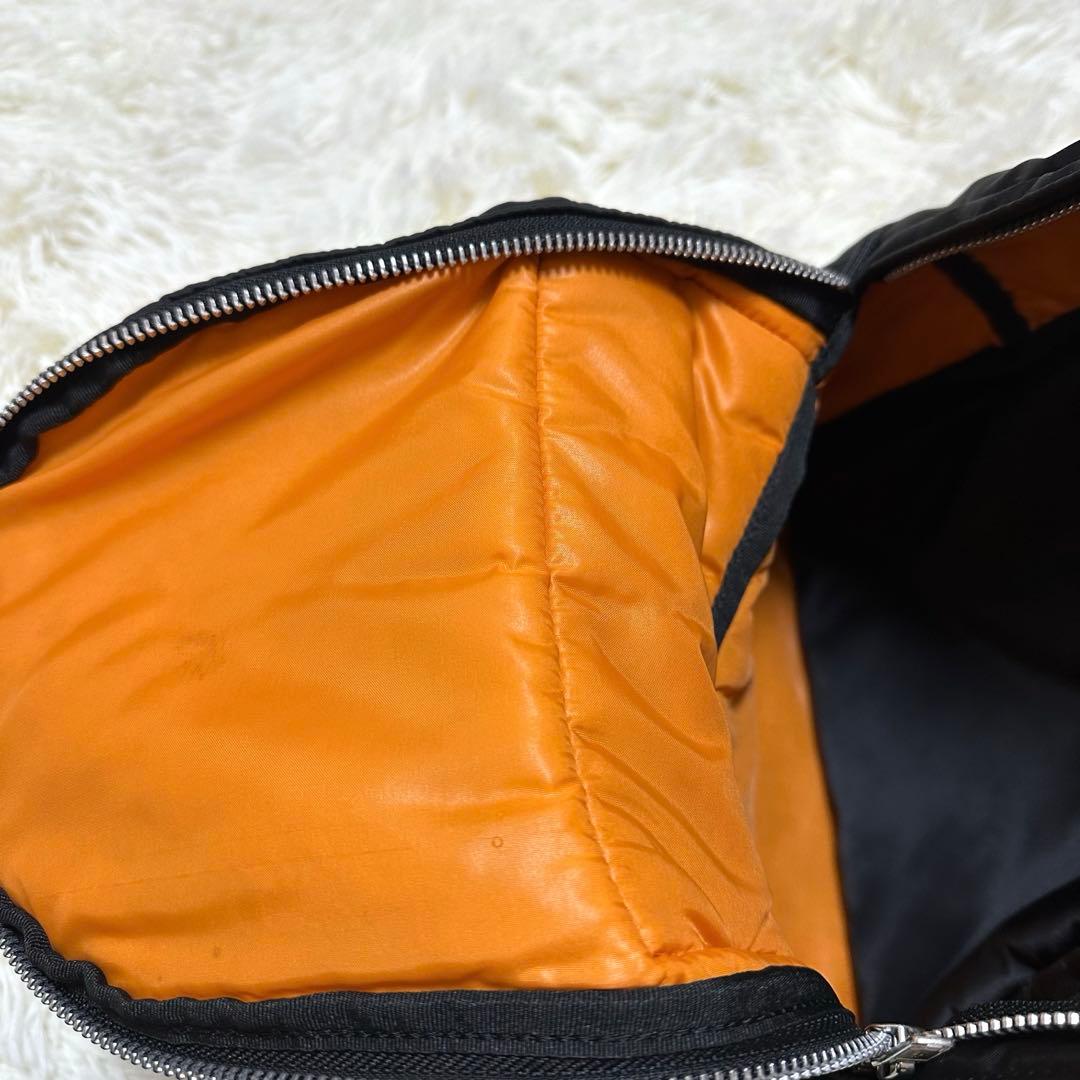 極美品ポーター　タンカー　リュック ブラック　ロゴ綺麗