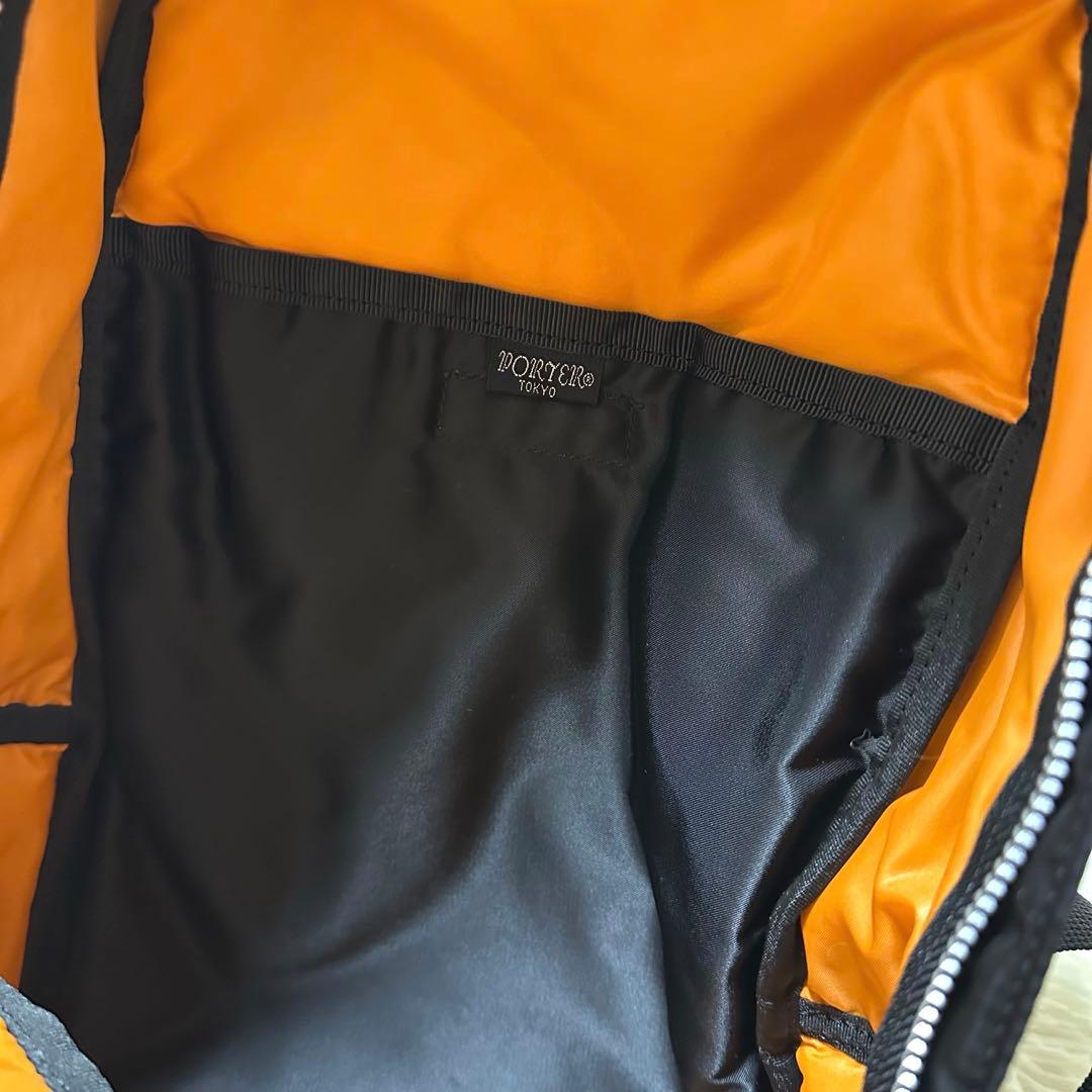 極美品ポーター　タンカー　リュック ブラック　ロゴ綺麗