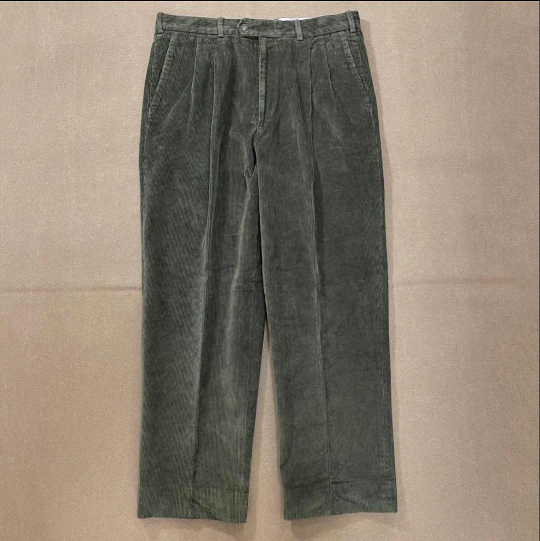 80s Nordstrom 太畝 コーデュロイ タック ビンテージ イタリア製
