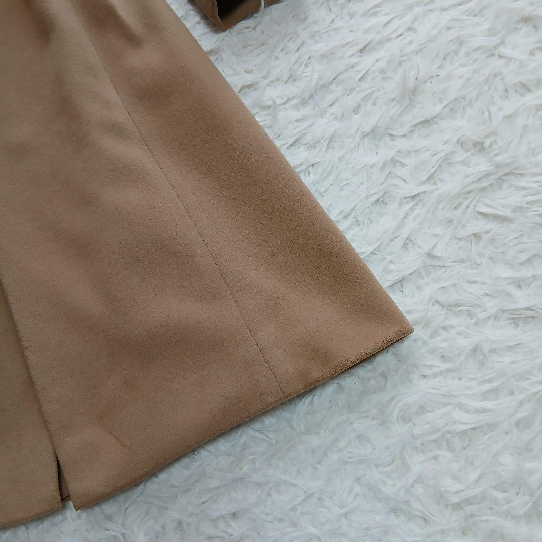 ANAYI】カシミヤ 100％ 比翼 ベルト付き ロングコート ベージュ - メルカリ
