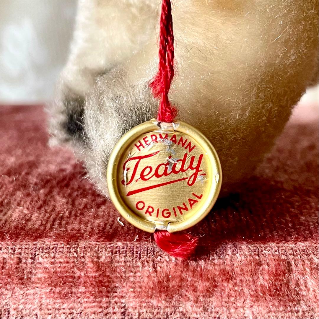 【レア】ハーマンテディオリジナル猫ぬいぐるみ　ドイツヴィンテージ　HERMANN