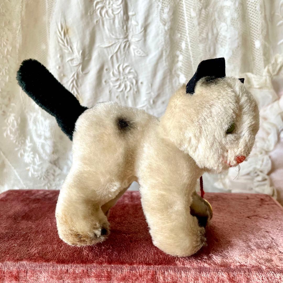 【レア】ハーマンテディオリジナル猫ぬいぐるみ　ドイツヴィンテージ　HERMANN