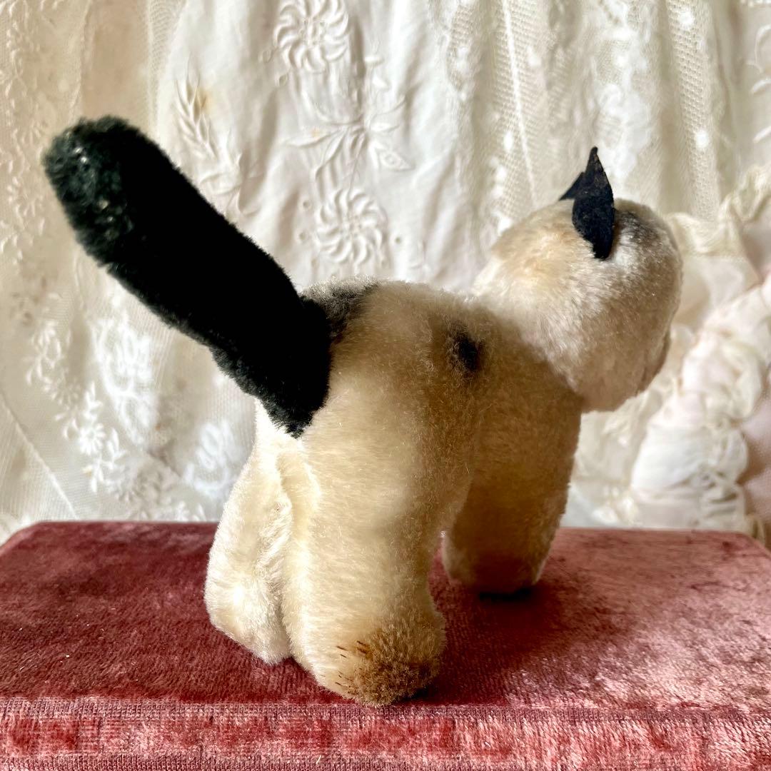 【レア】ハーマンテディオリジナル猫ぬいぐるみ　ドイツヴィンテージ　HERMANN